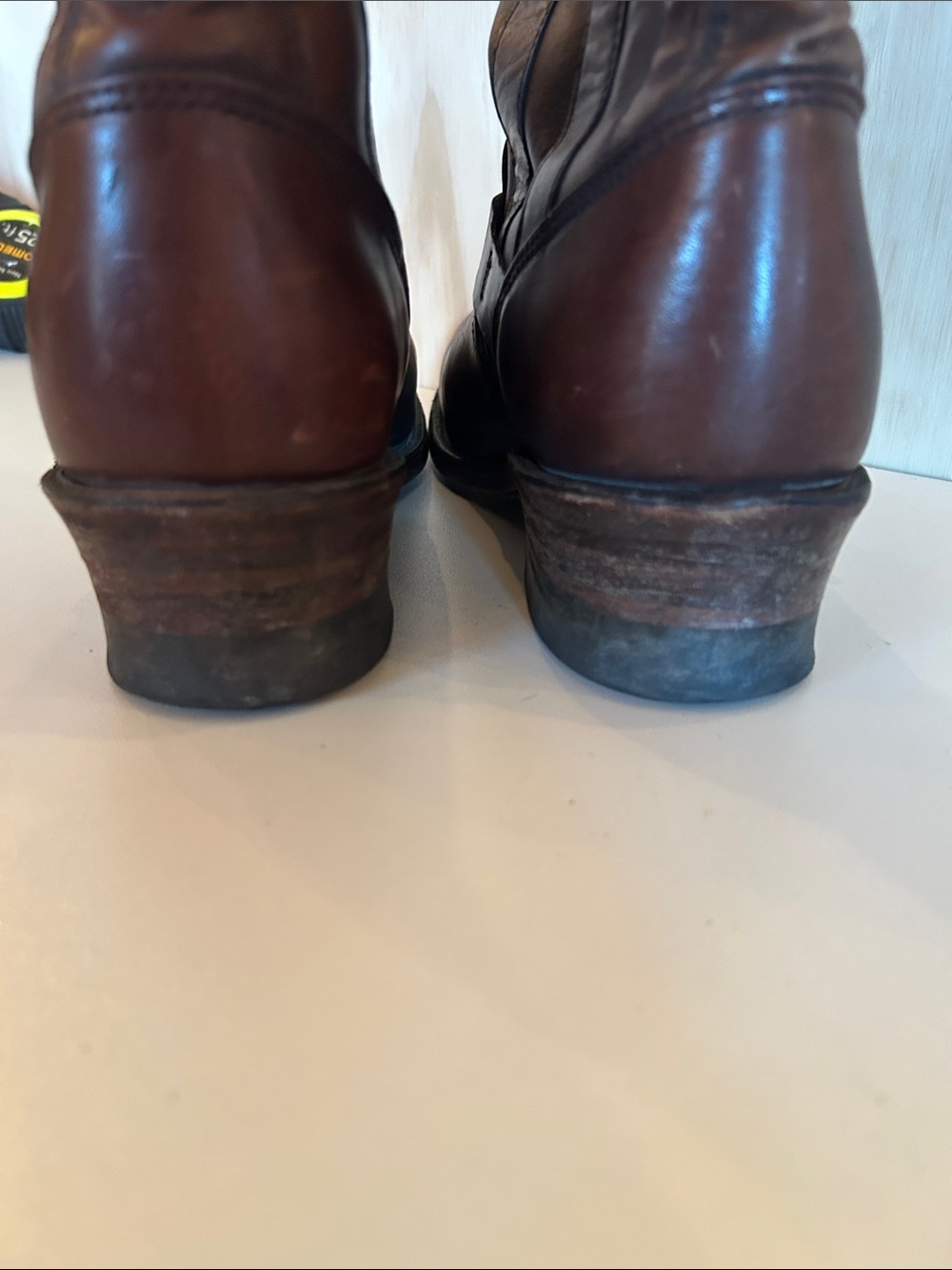 Frye Brown Leather Engineer Boots 150 year anniversary boots - Picture 5 of 6